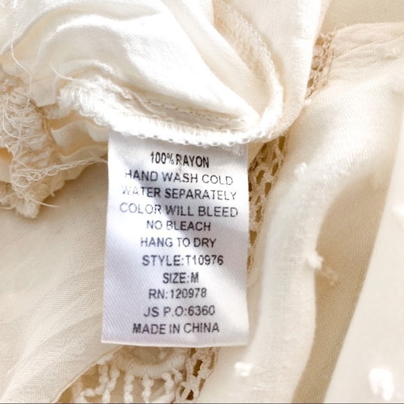 NWT Entro Ritual Boutique Blouse Size Medium - Picture 11 of 12